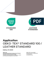 Formulario de Aplicacion Oeko Tex Standard 1oo