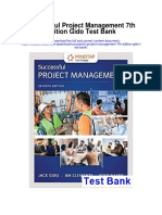 Successful Project Management 7th Edition Gido Test Bank