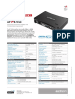 Audison APF8 9 Bit Tech Sheet