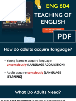 Eng 604-Teaching of English