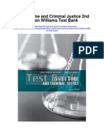 Ethics Crime and Criminal Justice 2nd Edition Williams Test Bank