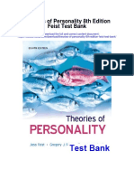 Theories of Personality 8th Edition Feist Test Bank