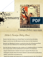 Nazi Germany Foreign Policy