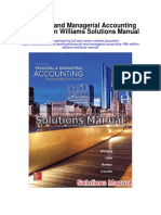 Financial and Managerial Accounting 18th Edition Williams Solutions Manual