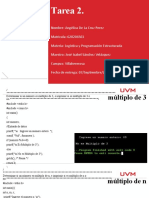 Tarea2 ACP. Logistica y Programacion Estructurada