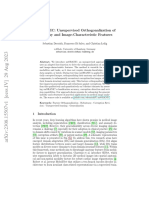 Unoranic: Unsupervised Orthogonalization of Anatomy and Image-Characteristic Features