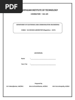 Ec8661 - Vlsi Design Laboratory Manual 2022