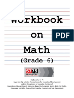 57-75 Math Workbook (Grade 6)