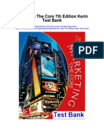 Marketing The Core 7th Edition Kerin Test Bank