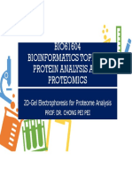 Bioinformatics Proteomics Isoelectric Focusing