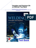 Welding Principles and Practices 5th Edition Bohnart Test Bank
