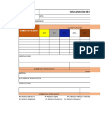 Formato Declaración de Residuos en Obra