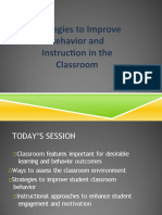 Strategies To Improve Classroom Behavior Edwebinar 3-21-17 170407142558