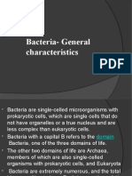 Bacteria - General Characteristics