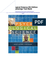 Psychological Science 5th Edition Gazzaniga Test Bank