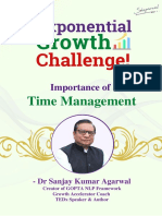 E-Book 'Importance of Time Management - Exponential Growth Challenge'