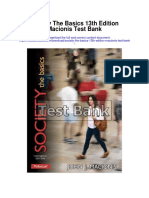 Society The Basics 13th Edition Macionis Test Bank