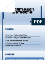 Job Safety Analysis - Intro