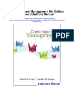 Contemporary Management 6th Edition Jones Solutions Manual