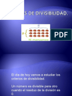 Criterios de Divisibilidad