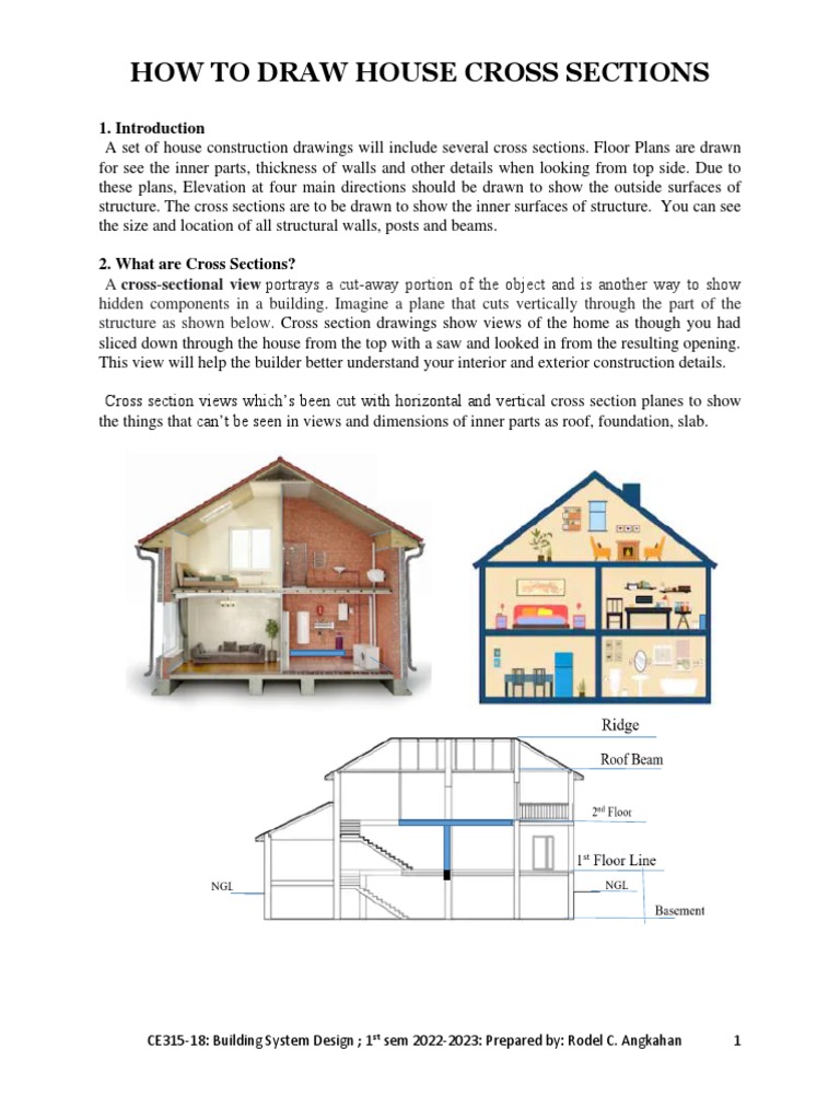7 CE 315 - Chapter 2E Cross Section Views 3CE-2 | PDF | Framing ...