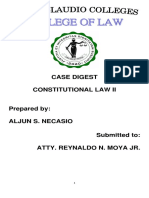 Case Digest Constitutional Law II 