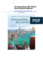 Intermediate Accounting 10th Edition Spiceland Solutions Manual