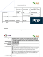 Planeación Pensamiento Matematico I Tercer Parcial