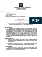 Surat Edaran Sekjen Tentang Langkah-Langkah Peningkatan Indeks Reformasi Birokrasi Di Lingkungan Kementerian Hukum Dan HAM