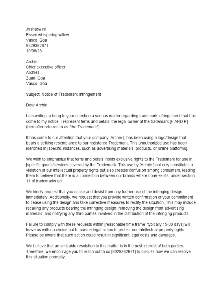 Written Statement | PDF