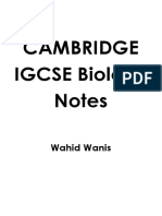 IGCSE Biology CIE Notes - Pinto