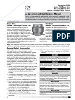 Greenheck CueCube Exhaust Fan Spec Sheet