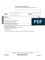 Cambridge International General Certificate of Secondary Education (9-1)