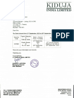 India Limited: Date: 23™ August, 2023