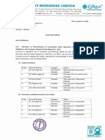 Z Kisan Mouldings Limited at - Eas": A) Audit Committee