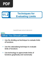 Techniques For Evaluating Limits