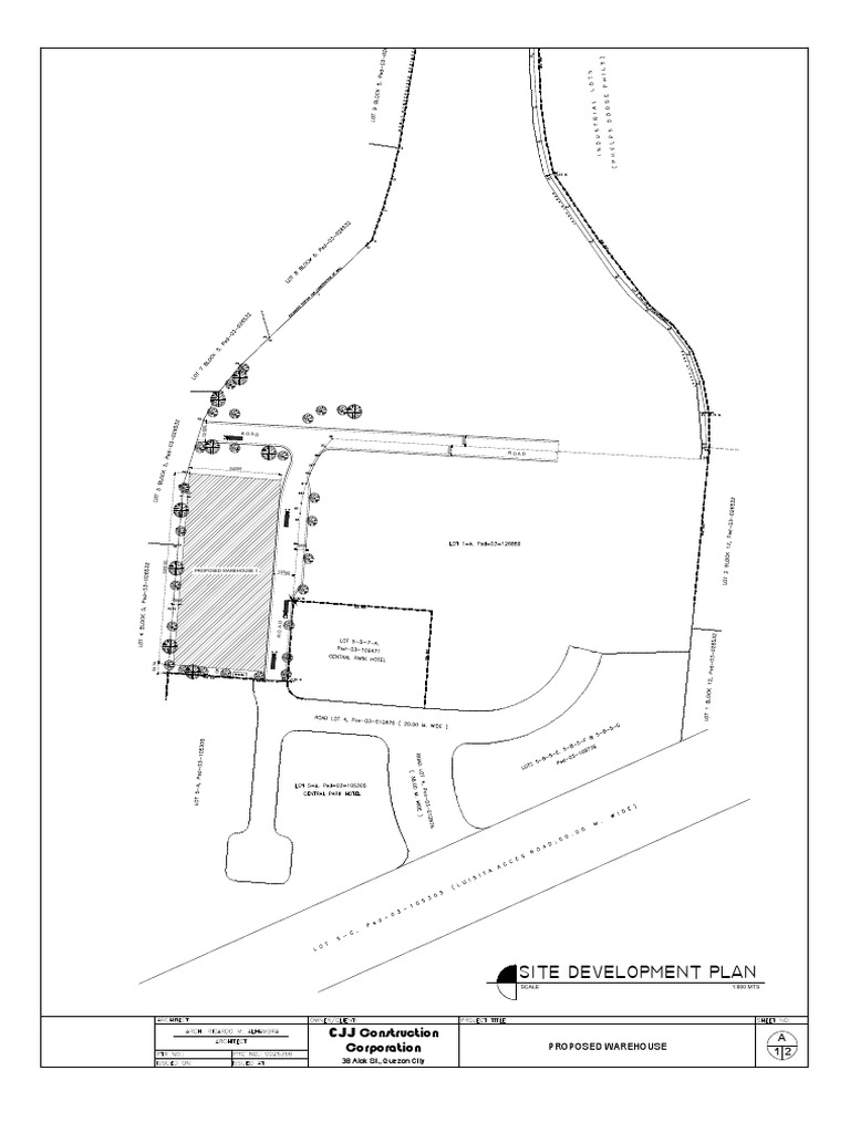 Proposed Warehouse Site Plan | PDF