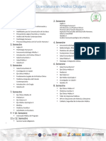 Plan de Estudios Medico Cirujano