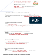 W10. Sentence Transformation-Key