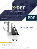 APE - Formation - Focus Sur Le Nouveau Dispositif APE