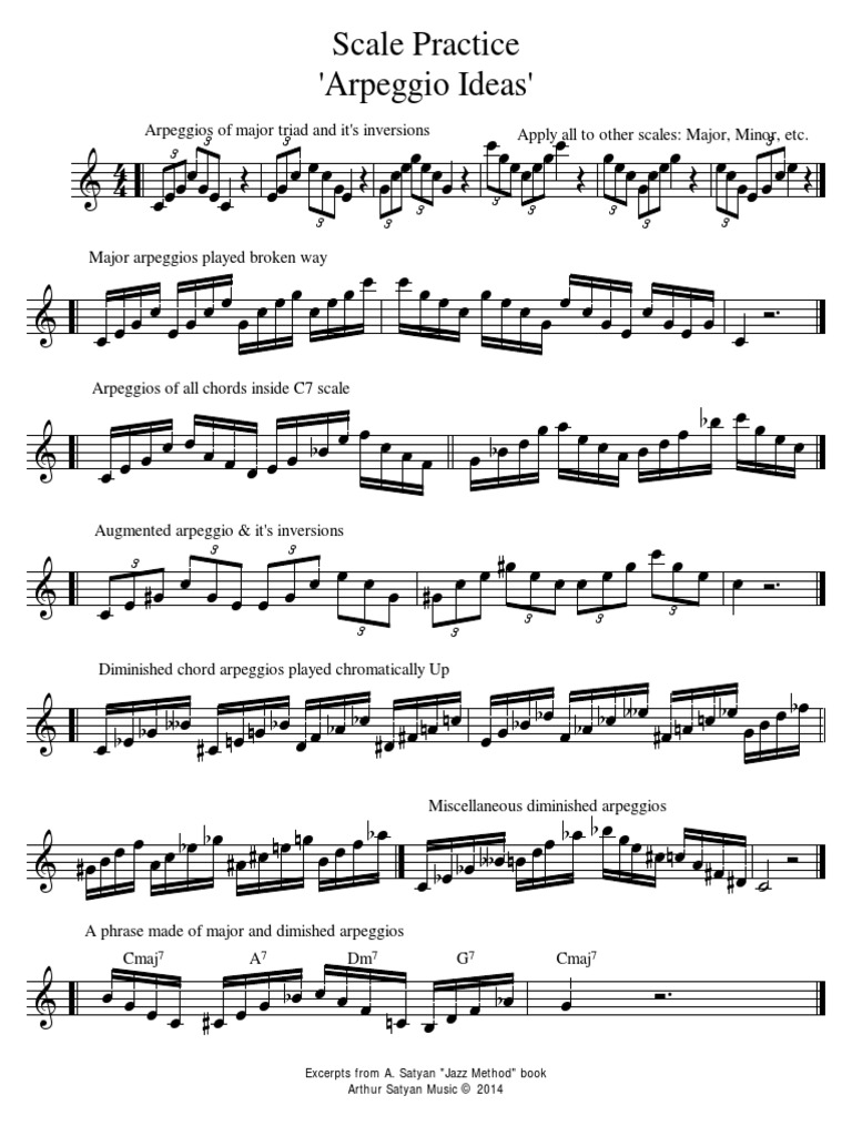 6 - Arpeggio Ideas | PDF