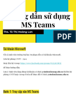 Hướng dẫn sử dụng MS Teams