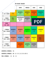 Horario de Clases 2023 - 2024 - Latinoamericano