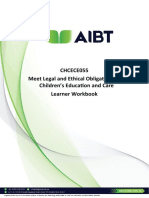AIBT CHCECE055-Learner Workbook V1.0