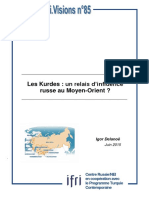 IFRI, Igor Delanoë - Les Kurdes, Un Relai D'influence Russe Au Moyen-Orient - Juin 2015