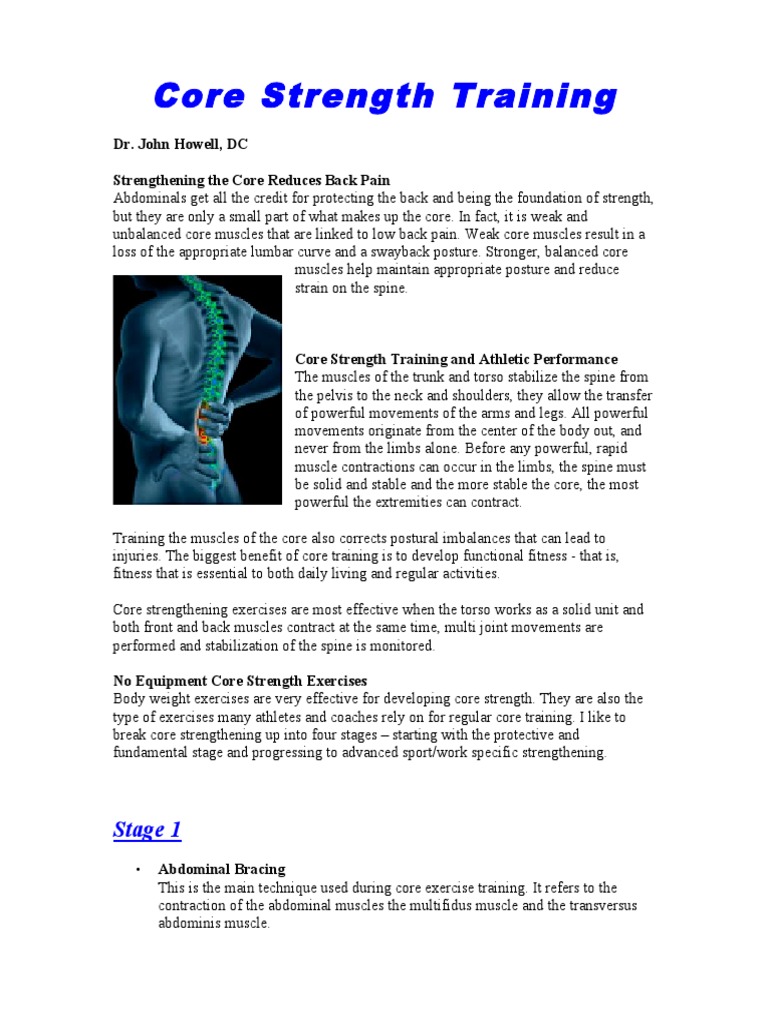 Physical Therapy Back Pain Athletes | PDF | Human Anatomy ...
