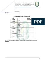 Formulir Pendaftaran Putri