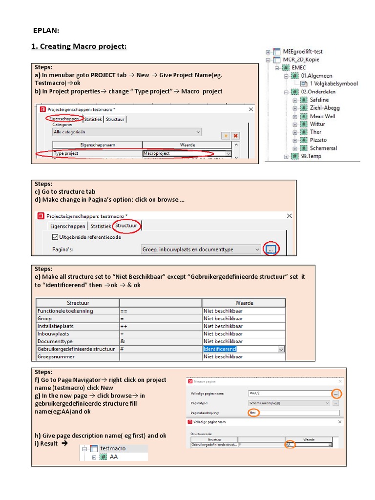 EPLAN Notes | PDF | Menu (Computing) | Backup