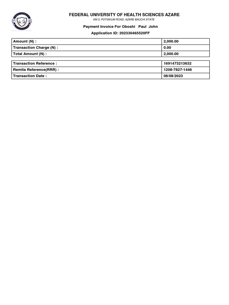 Payment Invoice | PDF