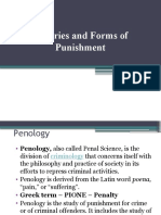 Theories and Forms of Punishment 1